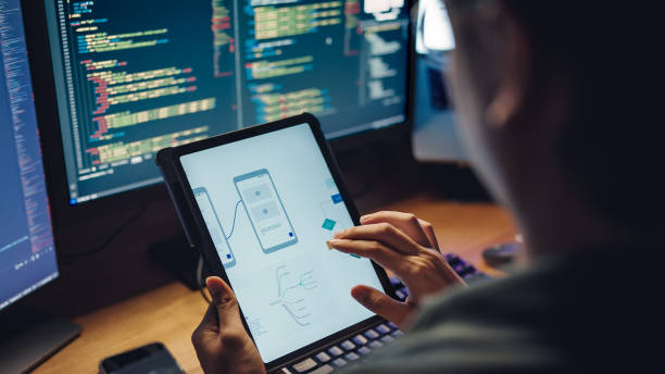 Full-stack development coding for web and mobile applications